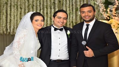 بالصور.. رامي صبري يتألق في حفل زفاف إسلام ودنيا بفندق كيمبنسكي