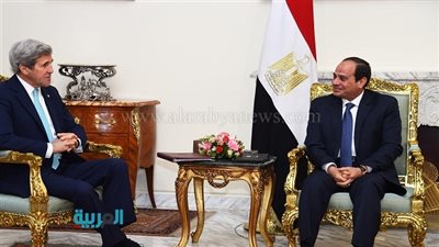 بالصور.. السيسي يستقبل وزير الخارجية الأمريكي