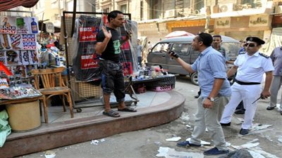 محافظة القاهرة تقود حملة مكبرة على المخالفين بالحي العاشر