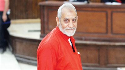 تأجيل محاكمة مرشد الإخوان في أحداث العدوة لجلسة 14 يوليو 