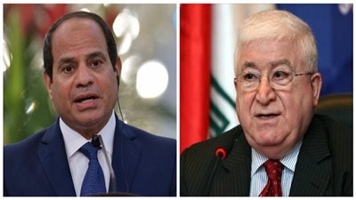 برقية عزاء من رئيس العراق إلى السيسي في ضحايا الطائرة المنكوبة