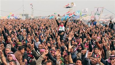 17 إصابة في تفريق الشرطة العراقية لتظاهرة وسط بغداد