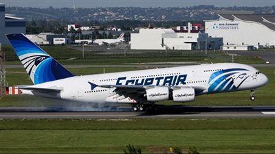 انتظام حركة وصول رحلات شركة مصر للطيران القادمة من المطارات الأوروبية