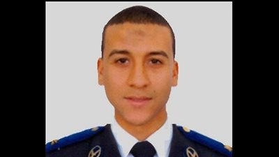 بالصور.. تشييع جنازة شهيد حلوان بمسجد أكاديمية الشرطة