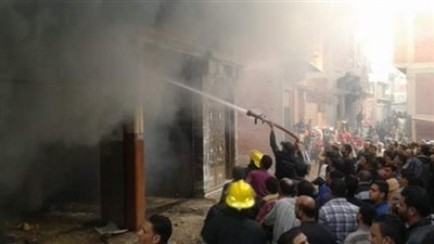 الحماية المدنية تسيطر على حريق مروع بمصنع ملابس في أوسيم 