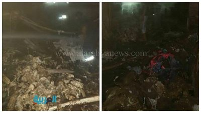 حريق مصنع أقمشة بأوسيم يلتهم 1000 متر قطن