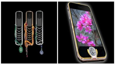 بالصور.. الذهب والجواهر النفيسة تزين أغلى 10 هواتف 