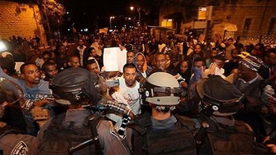 تظاهرات ضد تعيين ليبرمان وزيرًا للدفاع في تل أبيب