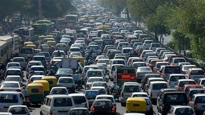 شلل مروري بنفق السلام بسبب اشتعال سيارة