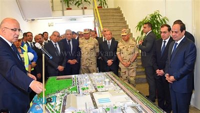 السيسي يفتتح توسعات مجمع مصر لإنتاج الأسمدة 