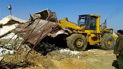 حملة مكبرة بالعامرية لإزالة التعديات على أملاك الدولة