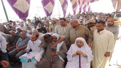 بالصور.. إنهاء خصومة ثأرية بالفيوم