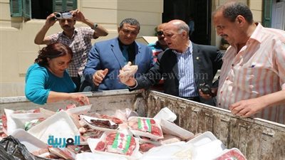بالصور.. ضبط منتجات لحوم ودواجن فاسدة بوسط القاهرة