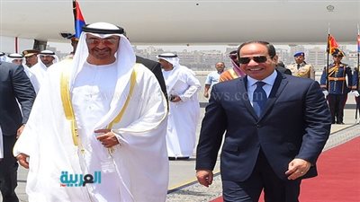 السيسي يستقبل ولي عهد أبوظبي