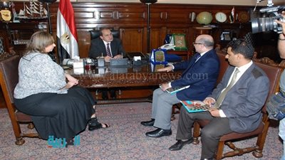 وزير الزراعة يستقبل بعثة الصندوق الدولي 