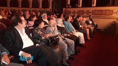 بالصور.. حفل تكريم رشوان توفيق بالمسرح القومي