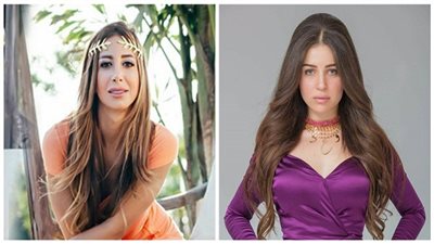 مي عزالدين مع والدتها في خطوبة هند رضا