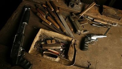 ضبط ورشة لتصنيع الأسلحة والذخائر في أسيوط