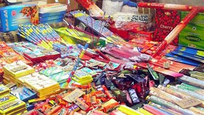 ضبط 11 ألف صاروخ ألعاب نارية في حملة أمنية بالجمالية