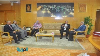 ماجد القمري يستقبل لجنة قطاع الآداب بـ