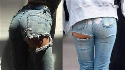 بالفيديو.. فتاة توجه رسالة ساخرة لمرتديات الجينز 