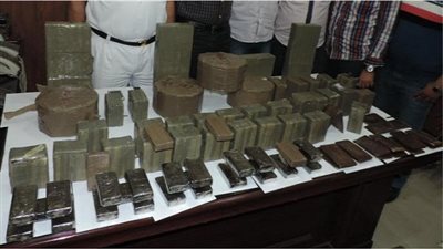 القبض على عنصر إجرامي بحوزته 1500 طربة حشيش