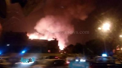 مصدر أمني يرجح تسبب ماس كهربائي في حريق الهرم