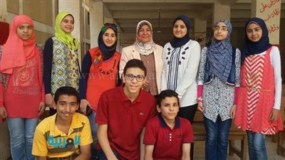 بالصور.. الفتيات يتصدرن أوائل الشهادة الإعدادية بالقليوبية