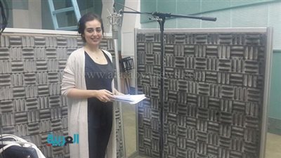 بالصور.. هبة مجدي تبدأ تسجيل المسلسل الإذاعي 