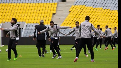 الأهلي يخوض مرانه المسائي استعدادًا لمواجهة 