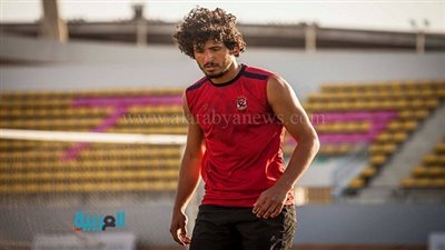 حجازي يستكمل تدريباته العلاجية استعدادًا لمباراة المصري