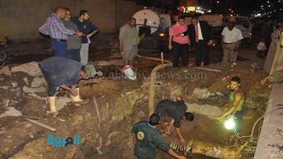 بالصور.. محافظ الجيزة: حل عاجل لطفوحات الصرف بـ12 شارع بالعمرانية