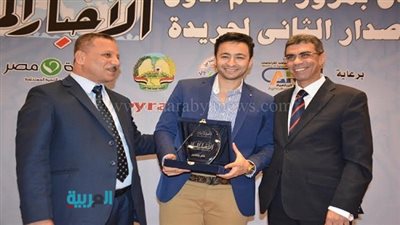 بالصور.. تكريم حمادة هلال في احتفالية أخبار اليوم السنوية