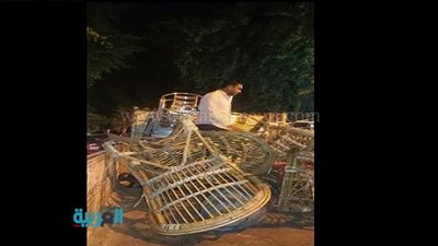 بالصور.. غلق 23 مقهى بدون ترخيص بالمعادي 