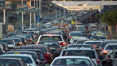 تكدس مروري أعلى 