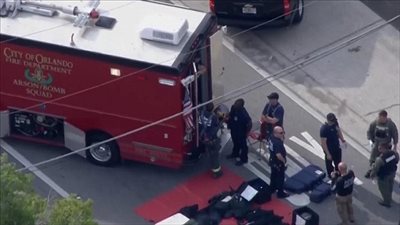 جرح شرطيين أثناء جنازة لأحد ضحايا هجوم أورلاندو