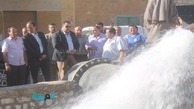 توصيل مياه الشرب لقريتي أبوجليل والجوابيص بإطسا