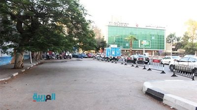 بالصور.. إجراءات أمنية مشددة بالنادي الأهلي قبل حضور 