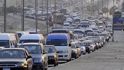 تكدس مروري أعلى 