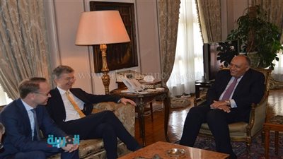 سامح شكري يلتقي مستشار الأمن القومي الألماني