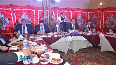 الصور.. حفل إفطار جماعي لضباط وأفراد شرطة السياحة 