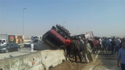 توقف الحركة المرورية بطريق 