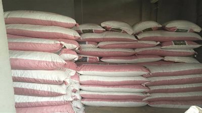  ضبط 47 طن أعلاف حيوانية مجهولة المصدر في البدرشين