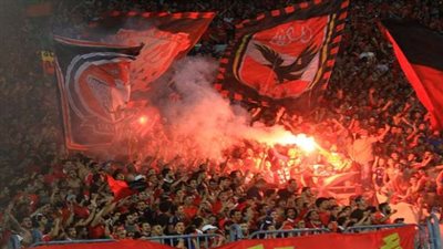 بالفيديو+ 18.. احتفال جماهير الأهلي بدرع الدوري باستاد التتش 