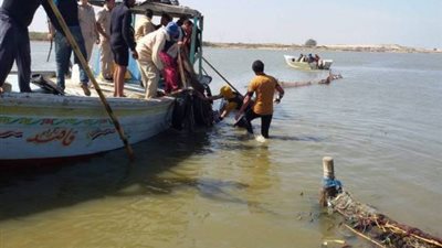 ضبط 11 لنشًا مخالفًا في حملة موسعة ببحيرة البرلس 