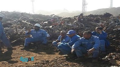 بالصور.. اعتصام عمال 