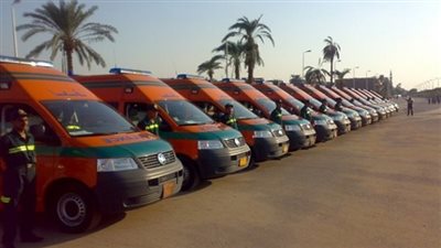 الدفع بـ 133 سيارة إسعاف في احتفالات 30 يونيو بالجيزة