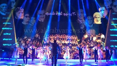  بالصور.. تجهيز بروفات حفل ثورة 30 يونيو بالأوبرا