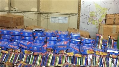 ضبط 12 ألف قطعة ألعاب نارية محظور تداولها بسوهاج