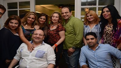 بالصور.. نجوم الفن في سحور هايدي سليم وزوجها